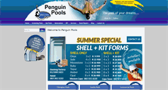 Desktop Screenshot of penguinpools.co.za
